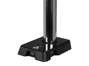 Alternative view of Arctic Z1 Gen 3 (Matt Black)desk monitor arm with USB Hub