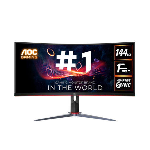 MONITOR AOC 34"" Gaming CU34G2XP 34” Curved VA