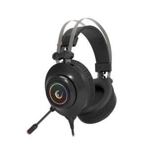 Slusalice sa mikrofonom gaming RAMPAGE RM K1 PULSAR black USB 7.1 surround vibracija RGB 9