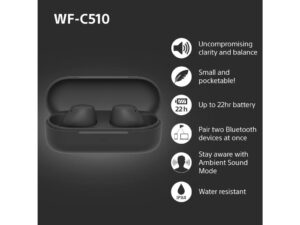 Sony bezicne slusalice WF C51011 sati trajanja baterije s jos 11 sati u kutijici za punjenje 2
