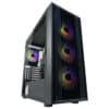 LC-Power Case Gaming 810BE-ATX, ATX, Micro ATX, MiniITX4x 120mm ARGB fans, tempered glass