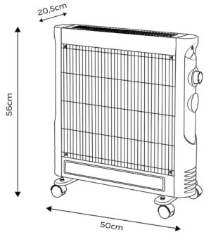 Kvarcna infracrvena grijalica 6001200W NEO 90 111 5