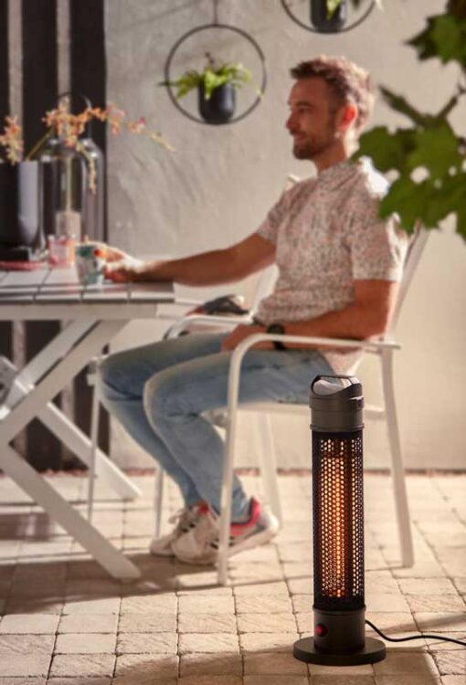 Stojeća električna halogena grijalica 1000 W NEO 90-035 - Slika 2