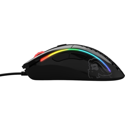 Miš Glorius gaming Race D RGB GD-GBLACK, glossy black - Slika 5