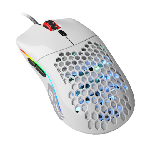 Miš Glorius gaming Race D RGB GD-GWHITE glossy white