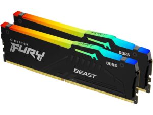 Kingston 32GB 6000MHz DDR5 RGBFury Beast (2x16GB)