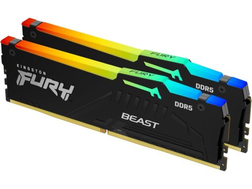 Kingston 32GB 6000MHz DDR5 RGBFury Beast (2x16GB)