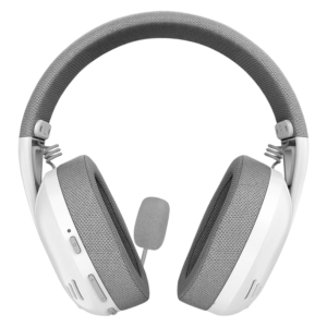 Slusalice sa mikrofonom gaming RAMPAGE Crack H11 WhiteGray Wireless 2.4G Bluetooth 3