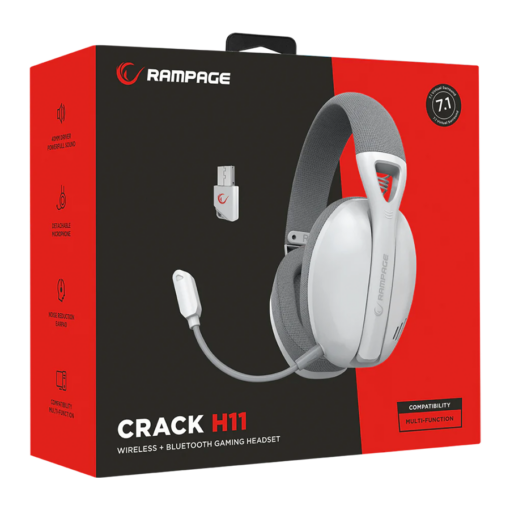Slušalice sa mikrofonom gaming RAMPAGE Crack H11 - Slika 5