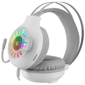 Slusalice sa mikrofonom gaming RAMPAGE RM K44 ZENGIBAR White 7.1 Surround RGB Light Effect 3