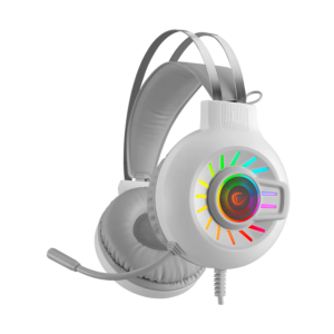 Slušalice sa mikrofonom gaming  RAMPAGE RM-K44 ZENGIBAR White 7.1 Surround RGB Light Effect