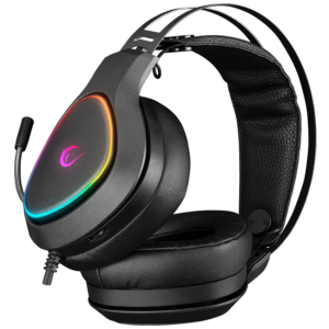 Slusalice sa mikrofonom gaming RAMPAGE RMX G7 SNIPER Black RGB Illuminated with Flexible Microphone Gaming Headset 3