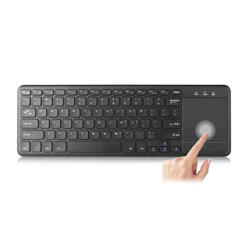 Tastatura EVEREST EKW-155 Black ToucPad Mouse US/ENG Layout Wireless Keyboard + Touch Mouse