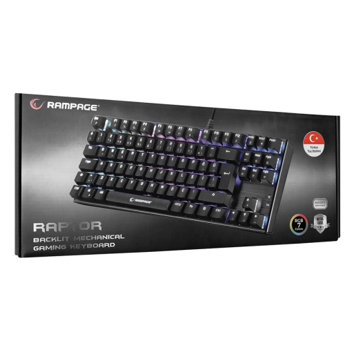 Tastatura gaming RAMPAGE KB-R17 Raptor Black USB 6 - Slika 5