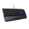 Tastatura gaming RAMPAGE KB-R86 UMBRA Black USB Rainbow Backlit Blue Switch US Layout Mechanical