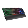 Tastatura gaming RAMPAGE KB-RX77 RUNNER Black USB Rainbow Illuminated US/ENGLISH LAYOUT Wrist Support