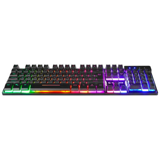 Tastatura gaming RAMPAGE Titan K9 Black USB Rainbow - Slika 2