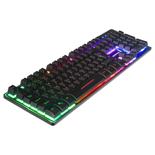 Tastatura gaming RAMPAGE Titan K9 Black USB Rainbow - Slika 3