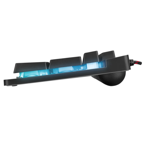 Tastatura gaming RAMPAGE Titan K9 Black USB Rainbow - Slika 4