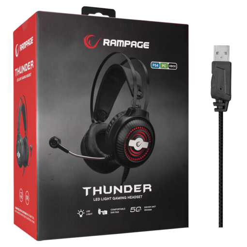 Slušalice sa mikrofonom gaming RAMPAGE RM-K29 THUNDER - Slika 9