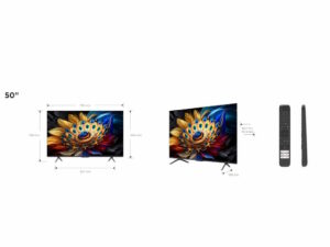 TCL 50C655 4K QLED TVMotion Clarity 120HZ Google TVHDMI 2.1 2.0 ONKYO Dolby Atmos 3