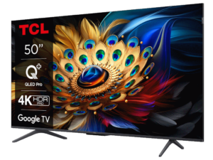 TCL 50C655 4K QLED TVMotion Clarity 120HZ Google TVHDMI 2.1 2.0 ONKYO Dolby Atmos 5