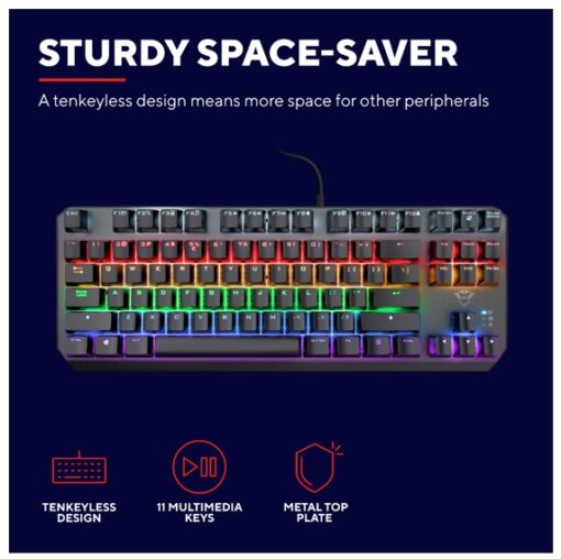 Trust GXT834 mehanička tastatura TKL Callaz - Slika 4