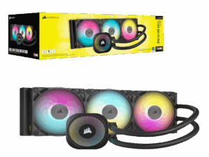 CORSAIR TITAN 360 RX RGB AIOLiquid CPU Cooler Black RX120LGA1851 LGA1700 AM5 AM4 7