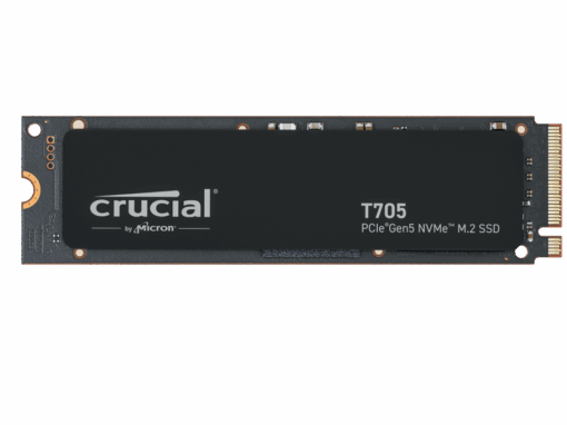 Crucial SSD T705 1TB NVMe M.2PCIe Gen 5 x4;13600/10200 MB/s