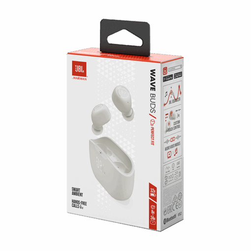 JBL bežične slušalice WAVE BUDS,JBLWBUDSWHT,White - Slika 6
