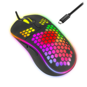 Miš ESPERANZA GAMING 6D RGB ANTEROS Type-C USB-C