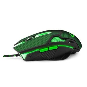 Mis ESPERANZA GAMING COBRA 6D MX207 2400dpi GREEN ergonomic EGM207G 6