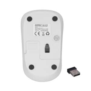 Mis Everest wireless SM 833 WhiteGray 1200dpi Optical 3