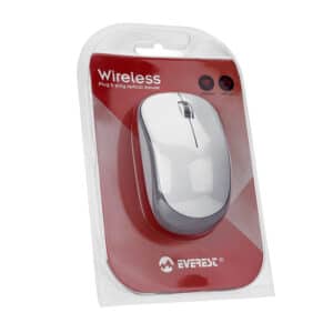 Mis Everest wireless SM 833 WhiteGray 1200dpi Optical 4