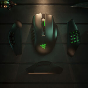 Mis Naga Pro Wireless Gaming Mouse RZ01 03420100 R3G1 2