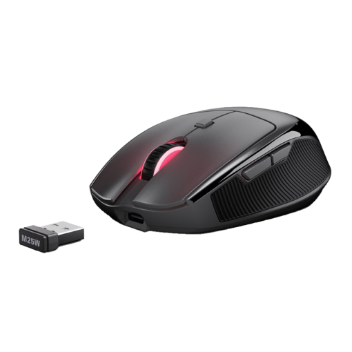 Miš SHARKOON OfficePal M25W Black, wireless/wire dual - Slika 4