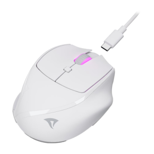 Mis SHARKOON OfficePal M25W White wirelesswire dual mode 3