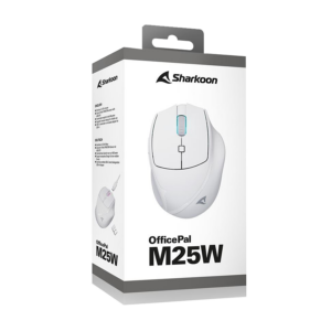 Mis SHARKOON OfficePal M25W White wirelesswire dual mode 5