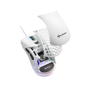 Mis SHARKOON gaming Light2 200 white 2