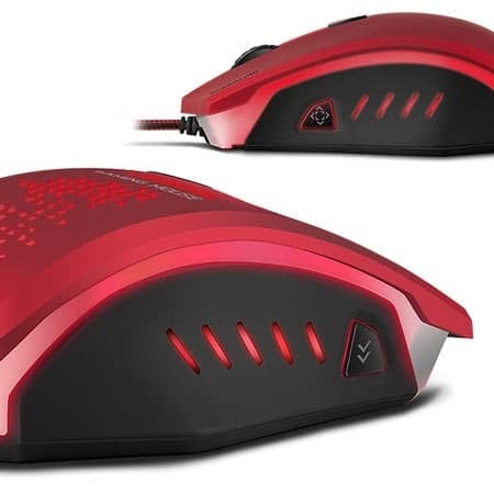 Miš SPEEDLINK LEDOS Gaming, red, red LED, 3000dpi, dpi 6 red LED