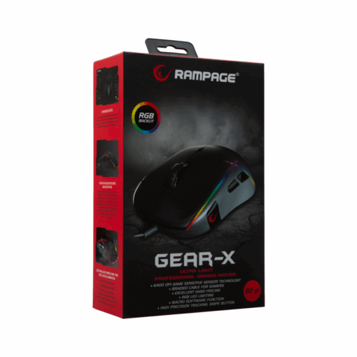 Miš gaming RAMPAGE SMX-R115 GEAR-X profesionalni, - Slika 5