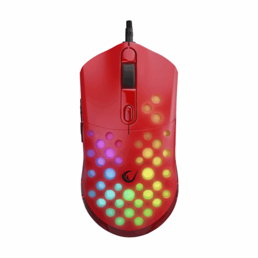 Miš gaming RAMPAGE SMX-R66 ROCKET Ultra Light Red RGB - Slika 3