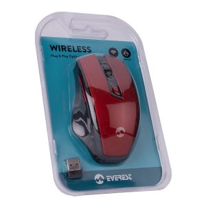 Mis wireless Everest SMW 777 USB Red 2.4Ghz Optical 4