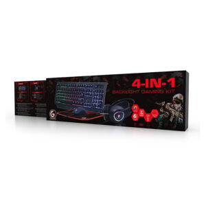 RGB tastatura + miš + slušalice + podloga Gaming GEMBIRD