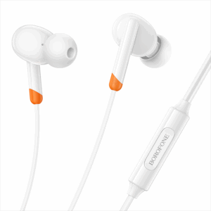 Slusalice sa mikrofonom Type C BOROFONE BM92 Refined universal earphones with microphone Type C white 1