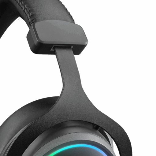 Slušalice sa mikrofonom gaming RAMPAGE ONYX-S Black USB - Slika 5