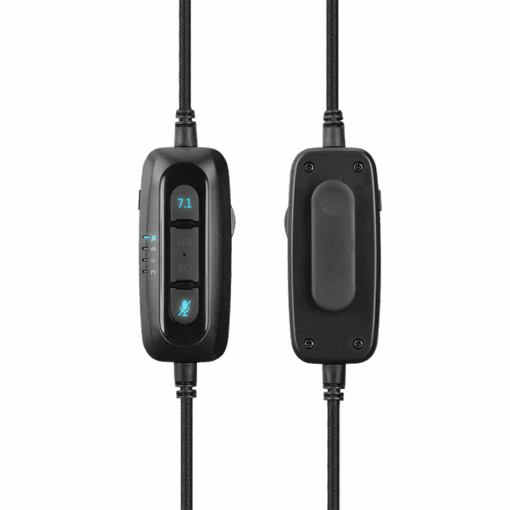 Slušalice sa mikrofonom gaming RAMPAGE ONYX-S Black USB - Slika 7