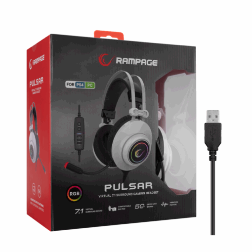 Slušalice sa mikrofonom gaming RAMPAGE RM-K1 PULSAR - Slika 8