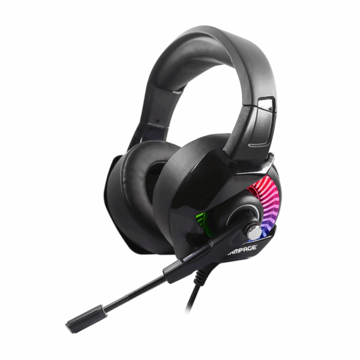 Slušalice sa mikrofonom gaming RAMPAGE RM-K66 TYPHOON black