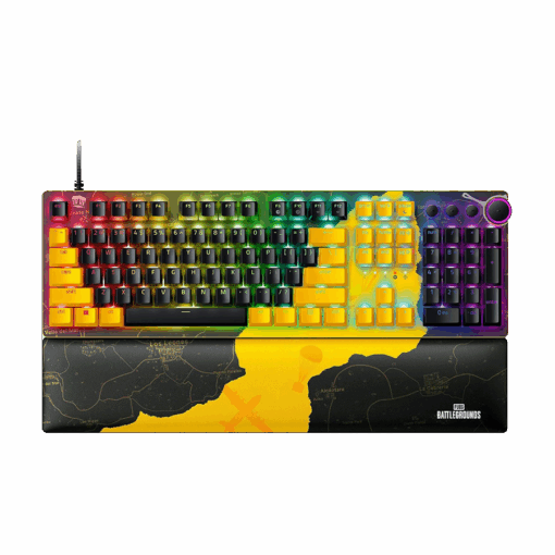 Tastatura Razer Huntsman V2 - Optical Gaming Keyboard - PUBG: Battlegrounds Edition (Linear Optical Switch) - World Packaging